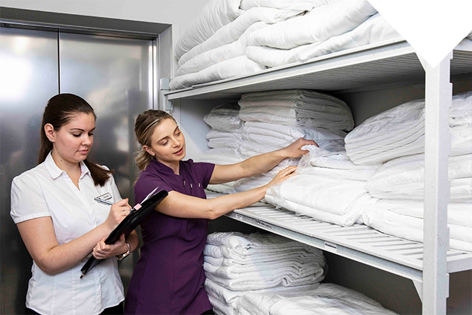 Linen care: taking control by keeping count