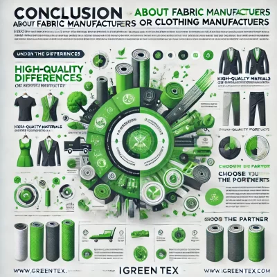 Conclusion about Fabric Manufacturers and Clothing Manufacturers from IGreen Tex Review