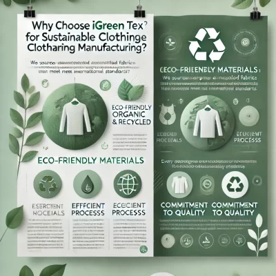 Why Choose iGreen Tex for Sustainable Clothing Manufacturing?