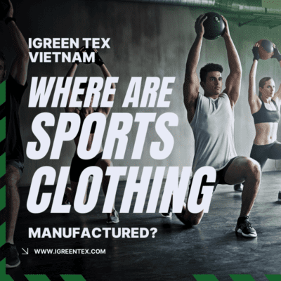 Where are sports clothing manufactured