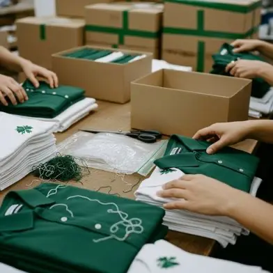 Custom Garment Embroidery Service – Packaging & Final Delivery