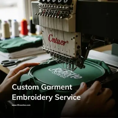 Custom Garment Embroidery Service – Precision Stitching Process