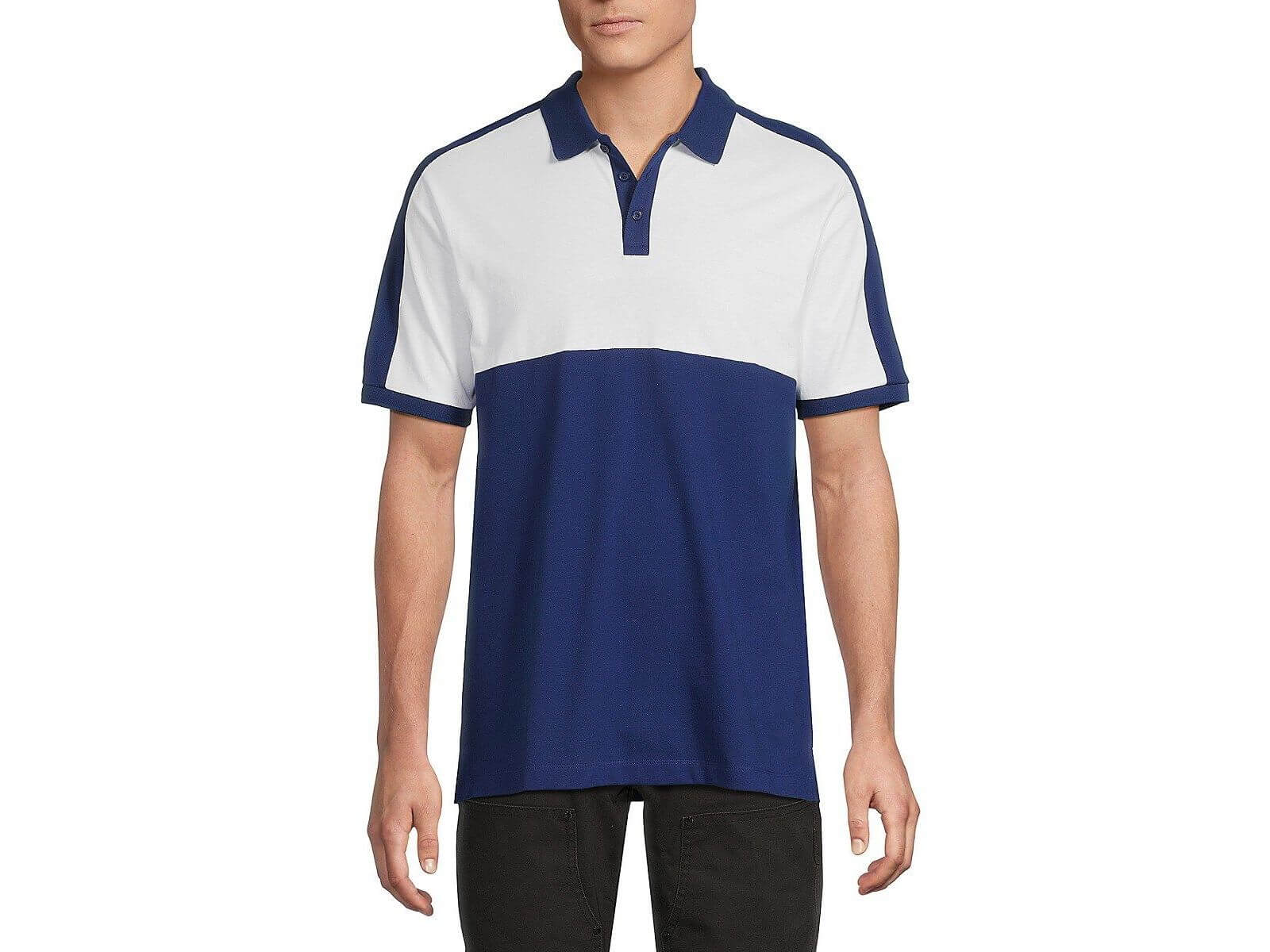 Manufacturing Colorblock Polo Contrast Polo-2