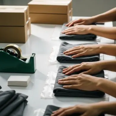 Manufacturing Sportswear — Packing & Global Export