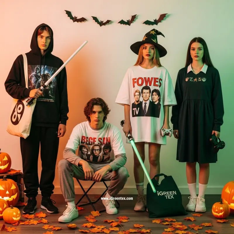 Pop Culture Powerhouses_ Driving Halloween Fashion Trends 2025 - Illustration by iGreen tex