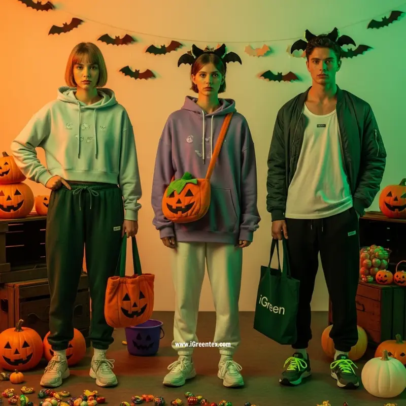 Sweet Sporty & Athleisure Vibes for Halloween - Illustration by iGreen tex