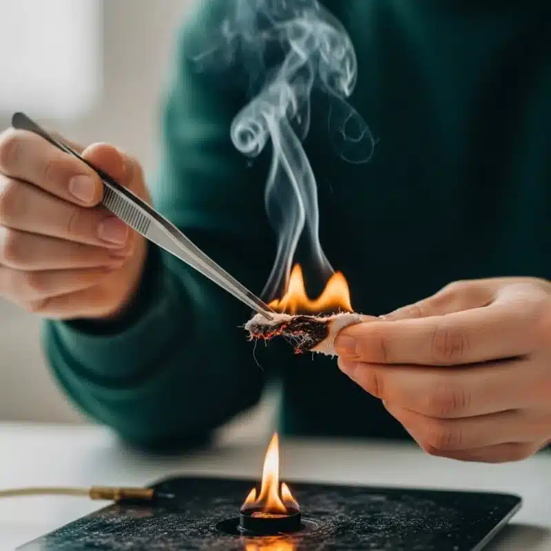 Test 4: The Burn Test for Precise Fiber Identification
