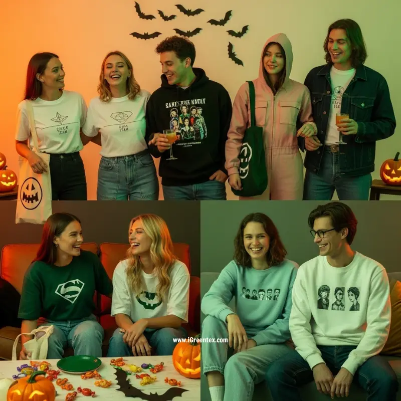 The Power of the Group_ Coordinated Halloween Costumes - Illustration by iGreen tex