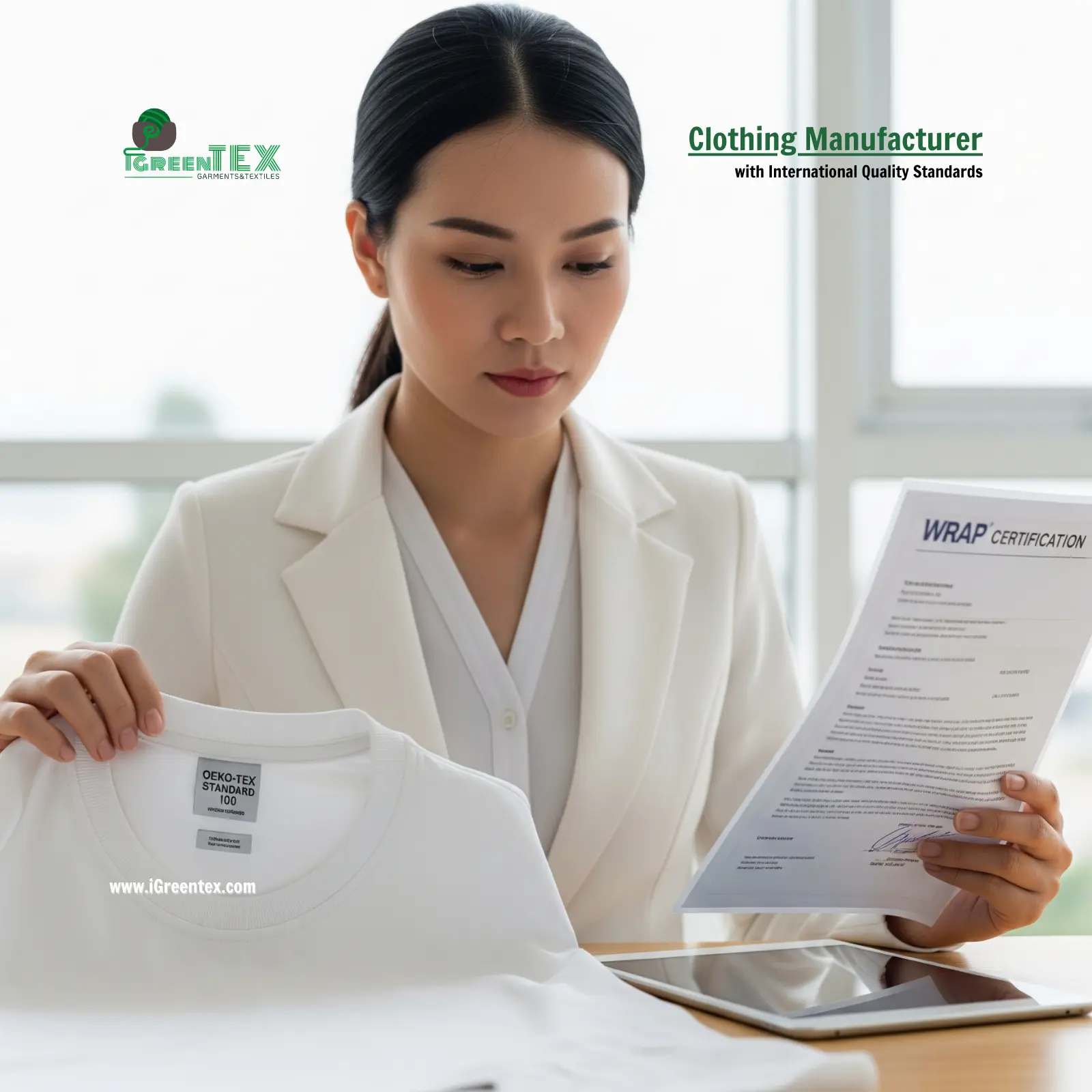 Why is a Low Price Meaningless Without Full Supply Chain Transparency image stock by iGreen Tex Vietnam
