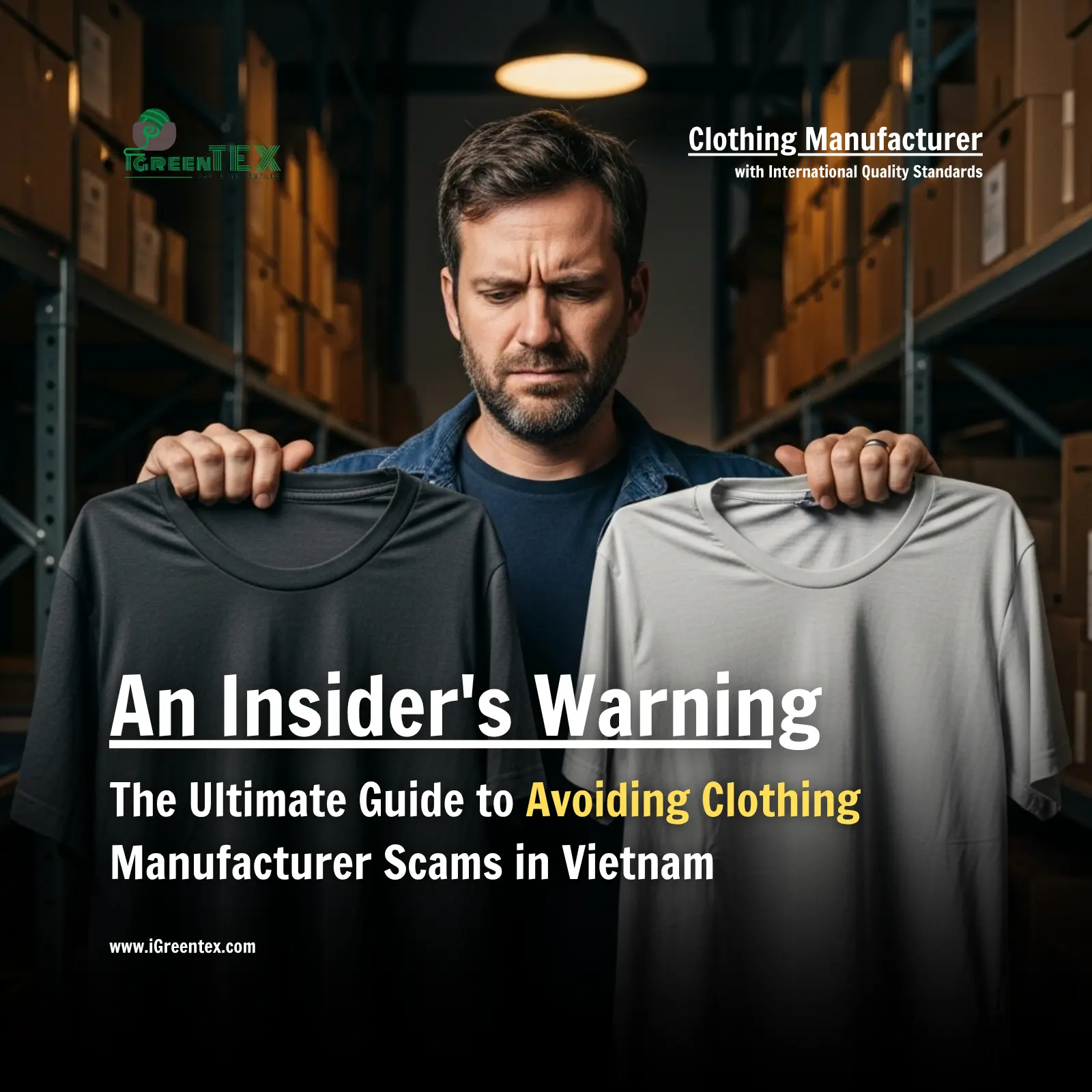 The Ultimate Guide to Avoiding Clothing Manufacturer Scams in Vietnam (An Insider's Warning) - image visual iGreen tex Vietnam