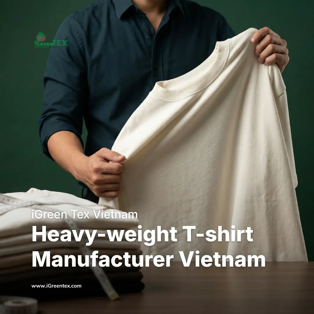 Heavy-weight T-shirt Manufacturer Vietnam - iGreen Tex Vietnam