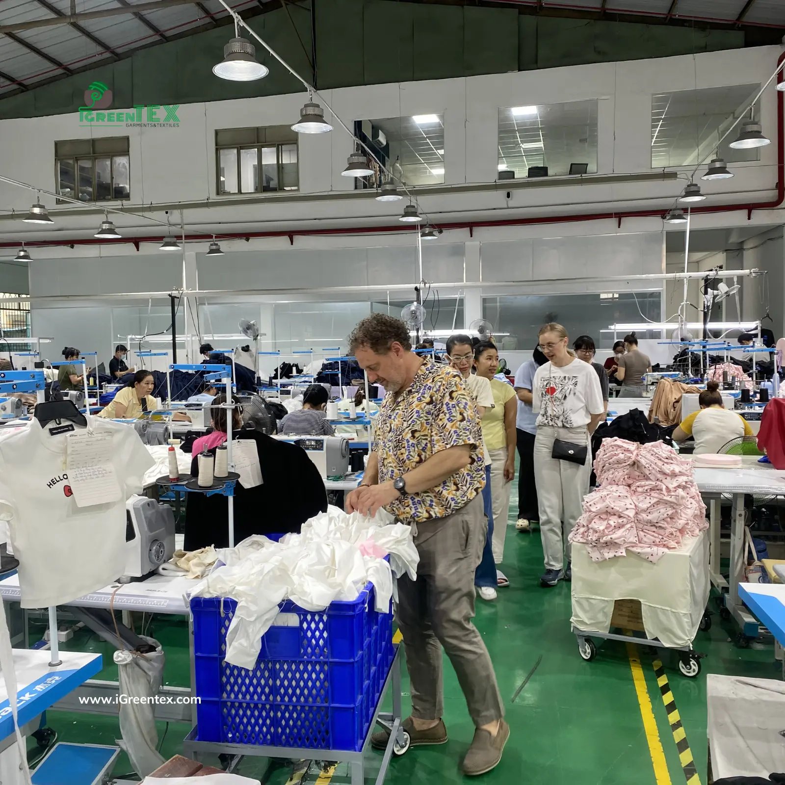 A balanced industrial layout at iGreen Tex Vietnam, representing the infrastructure and assembly standards compared across major clothing manufacturing countries.