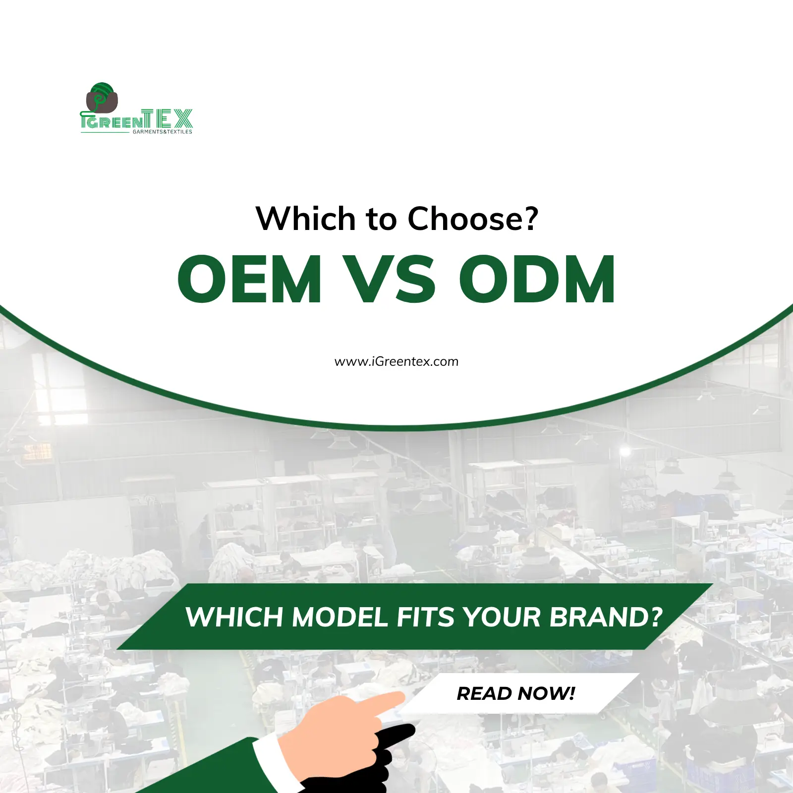 A clear table outlining the traits of oem vs odm clothing manufacturing.