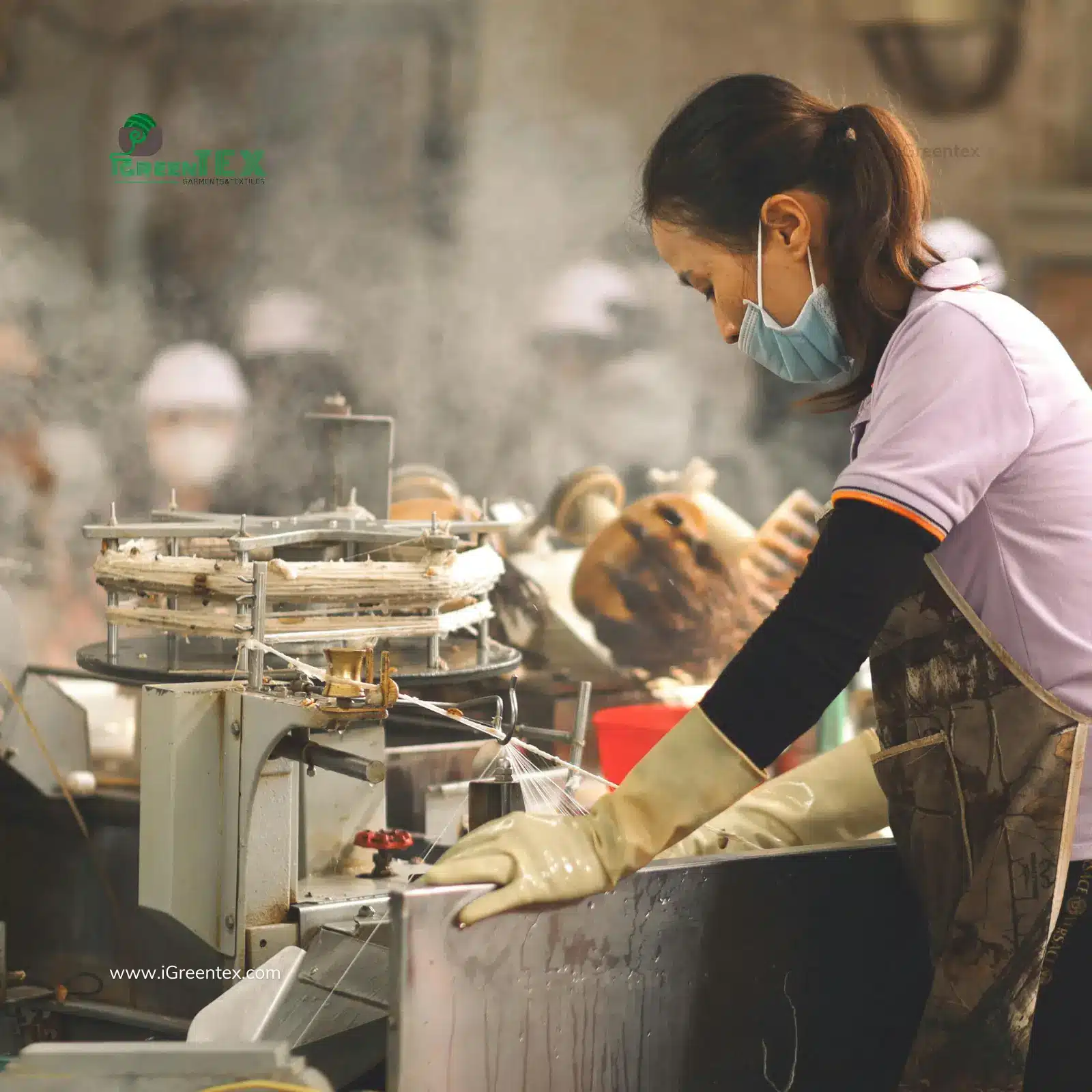 A textile dyeing mill inspected as part of a comprehensive garment factory audit.